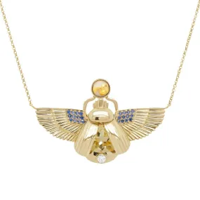 Scarab Necklace | 7.80GMS 4.17CTW