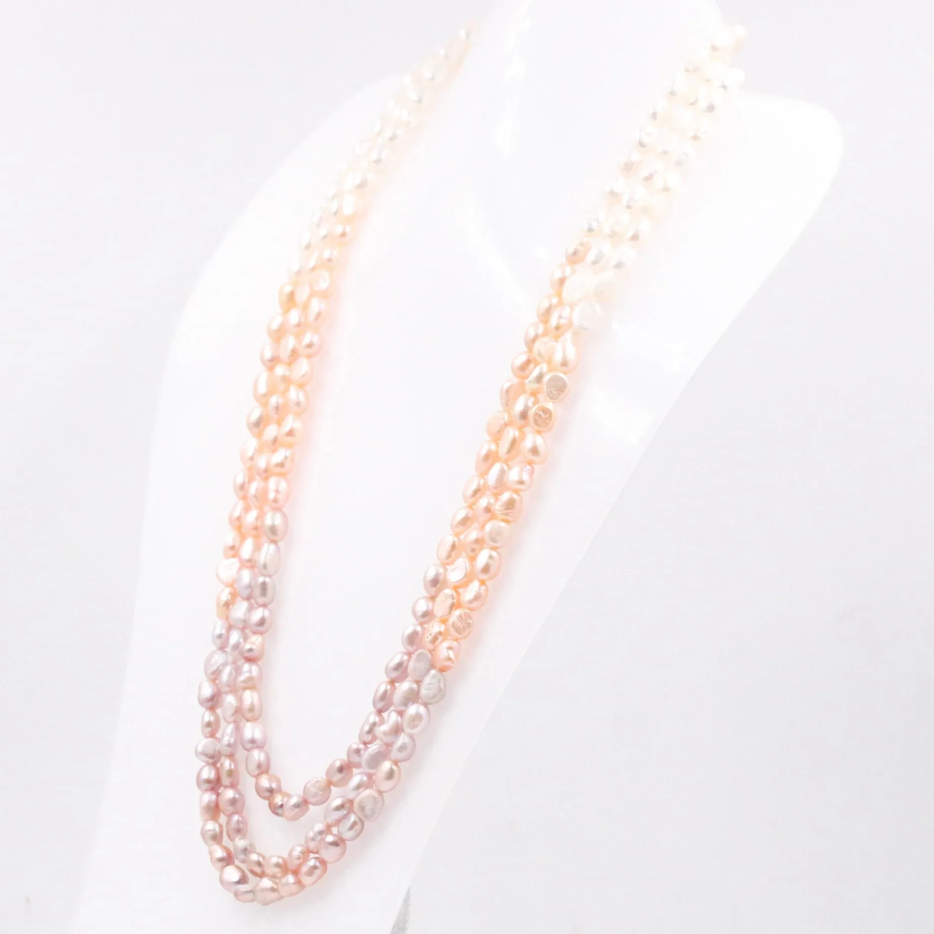 Shaded Pearl Necklace Layered Necklace Cultured Pearl Beaded Necklace Indian Necklace Sarafa Necklace Multi Strand Necklace SKU: 6143307