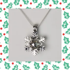 Snowflake Cage Necklace