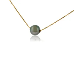 Solitaire 10mm Pearl on 18 Inch Chain