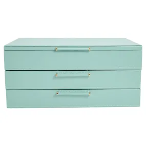 Sophia Jewelry Box With Drawers (Jade)