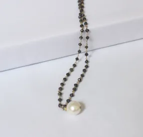 Spinel & Freshwater Pearl Necklace