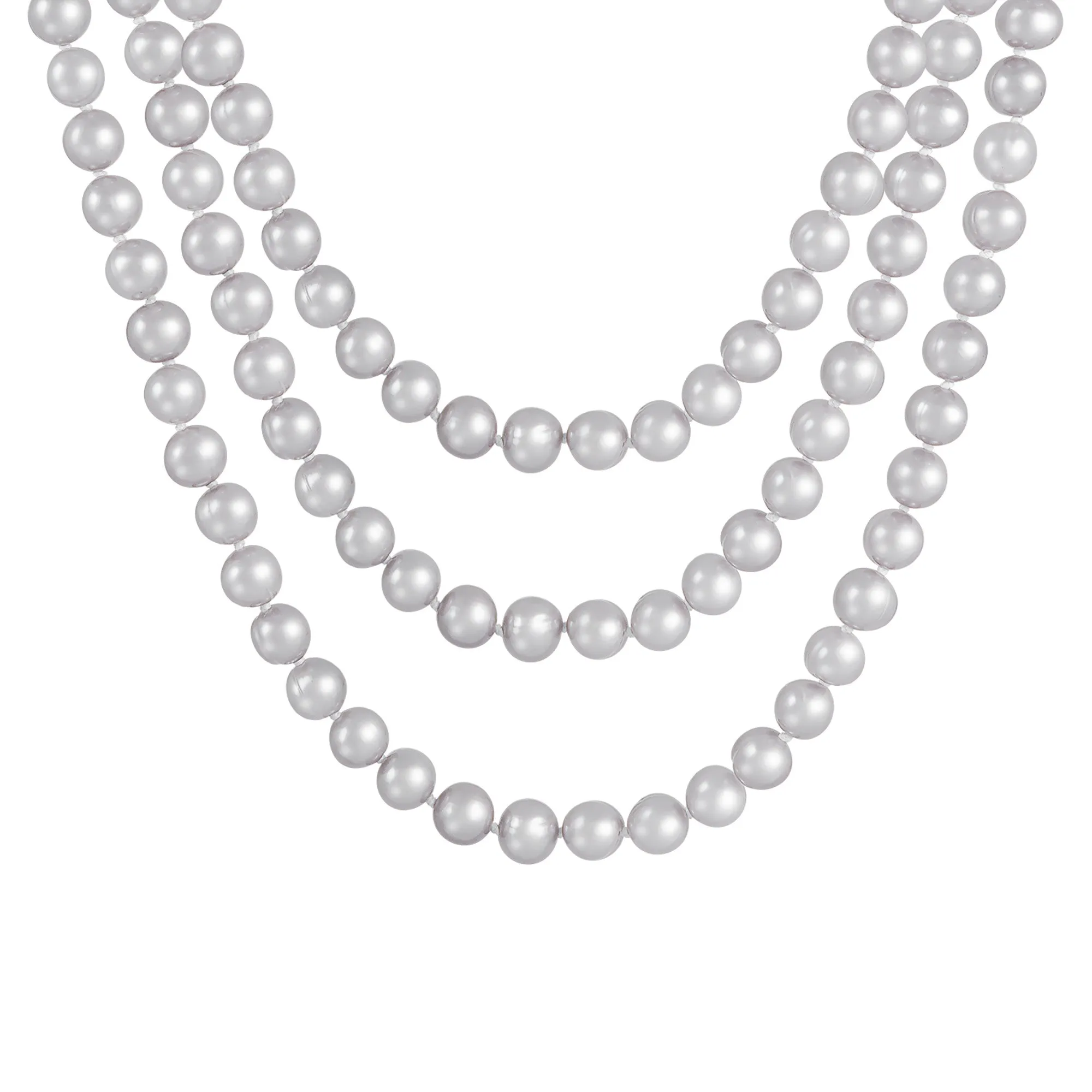 Splendid Pearls Endless 80" Pearl Necklace