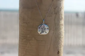 Sterling Silver Sand dollar Pendant