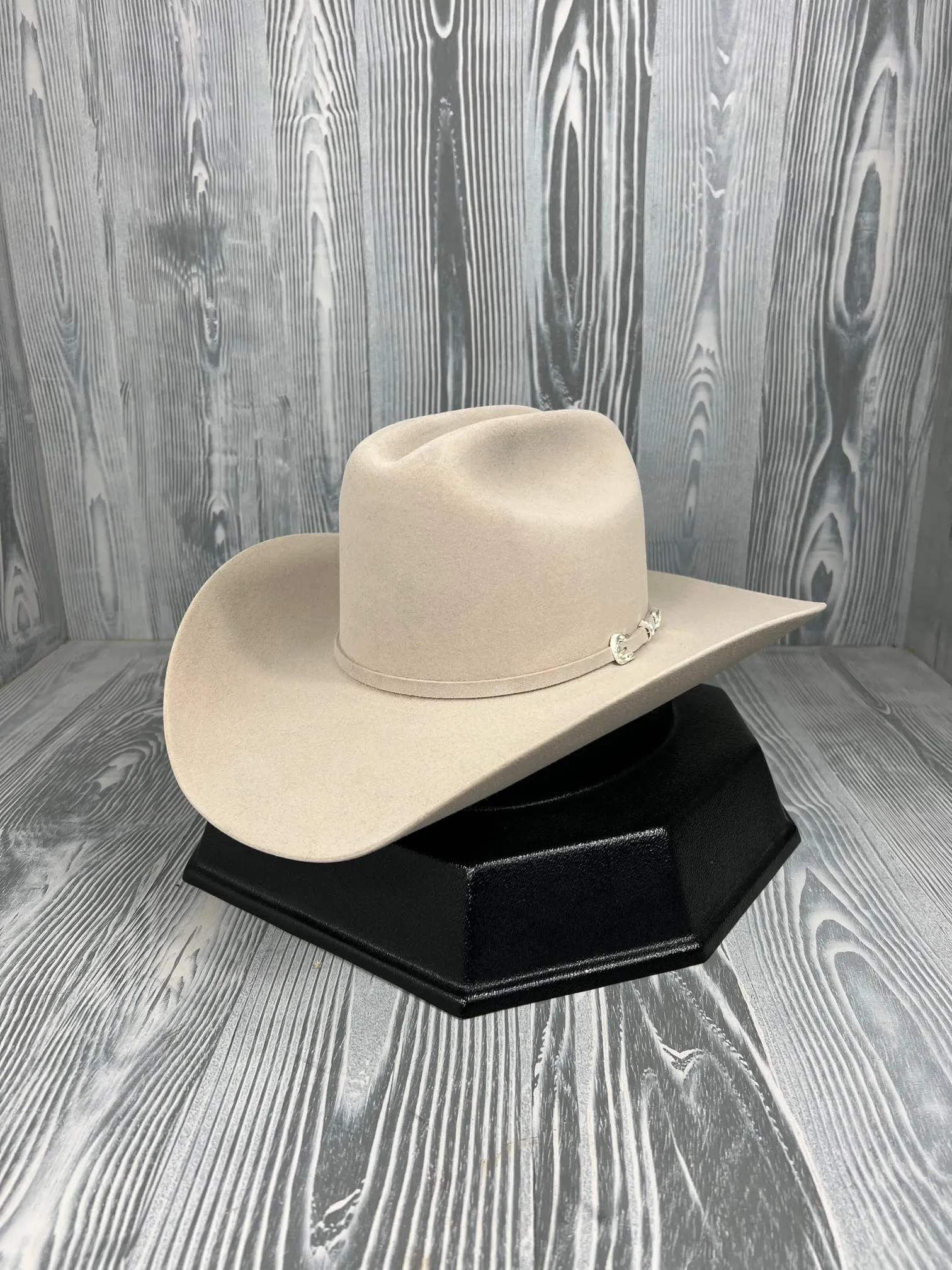 Stetson Lariat 5X Silverbelly Cattleman Crown with 4" Brim