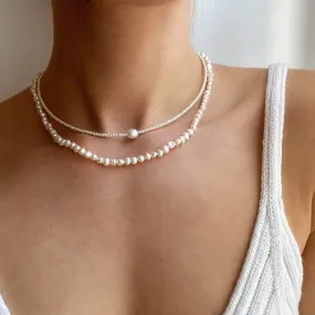 Süßwasserperlen Choker