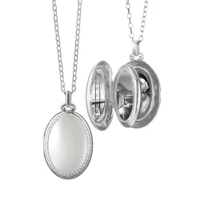 The Four Image "Premier" 18K White Gold Diamond Locket