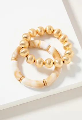 The High Road Bracelet Set Ivory