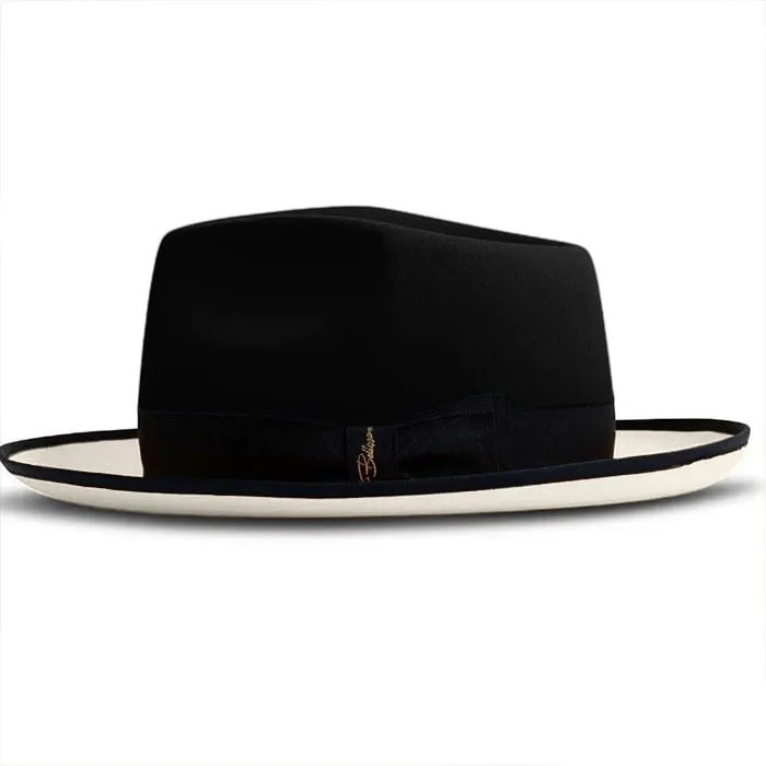 Urban Two Tone Fedora-Black Blue