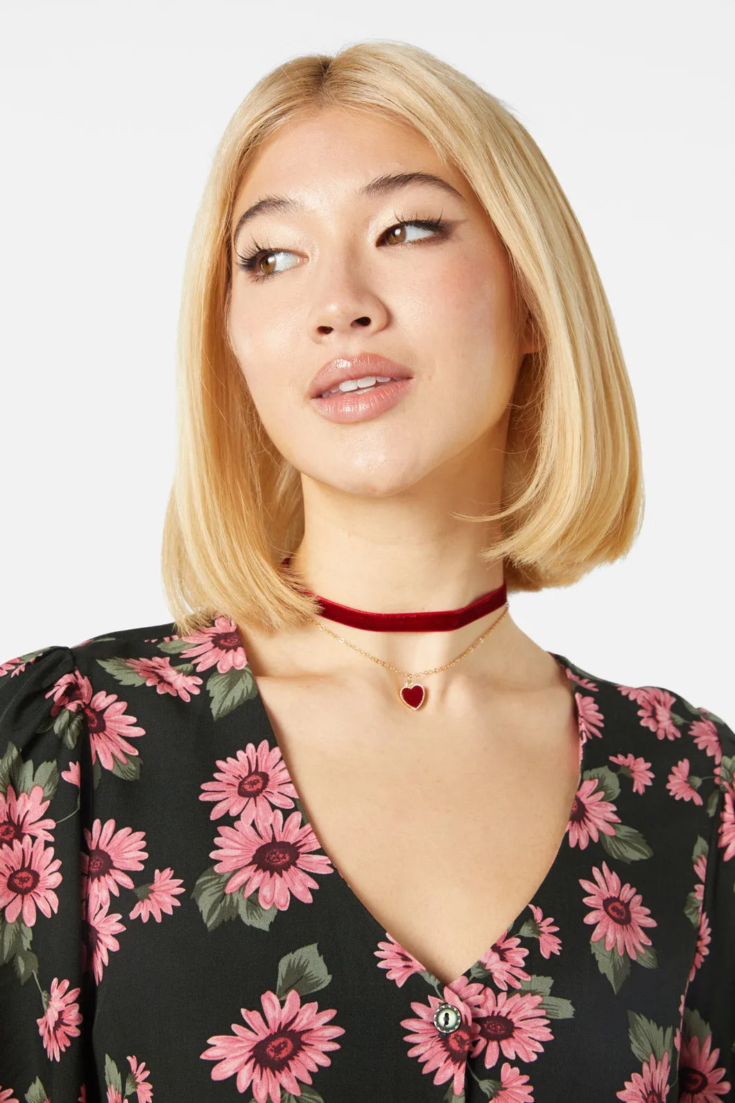 Velvet Heart Choker