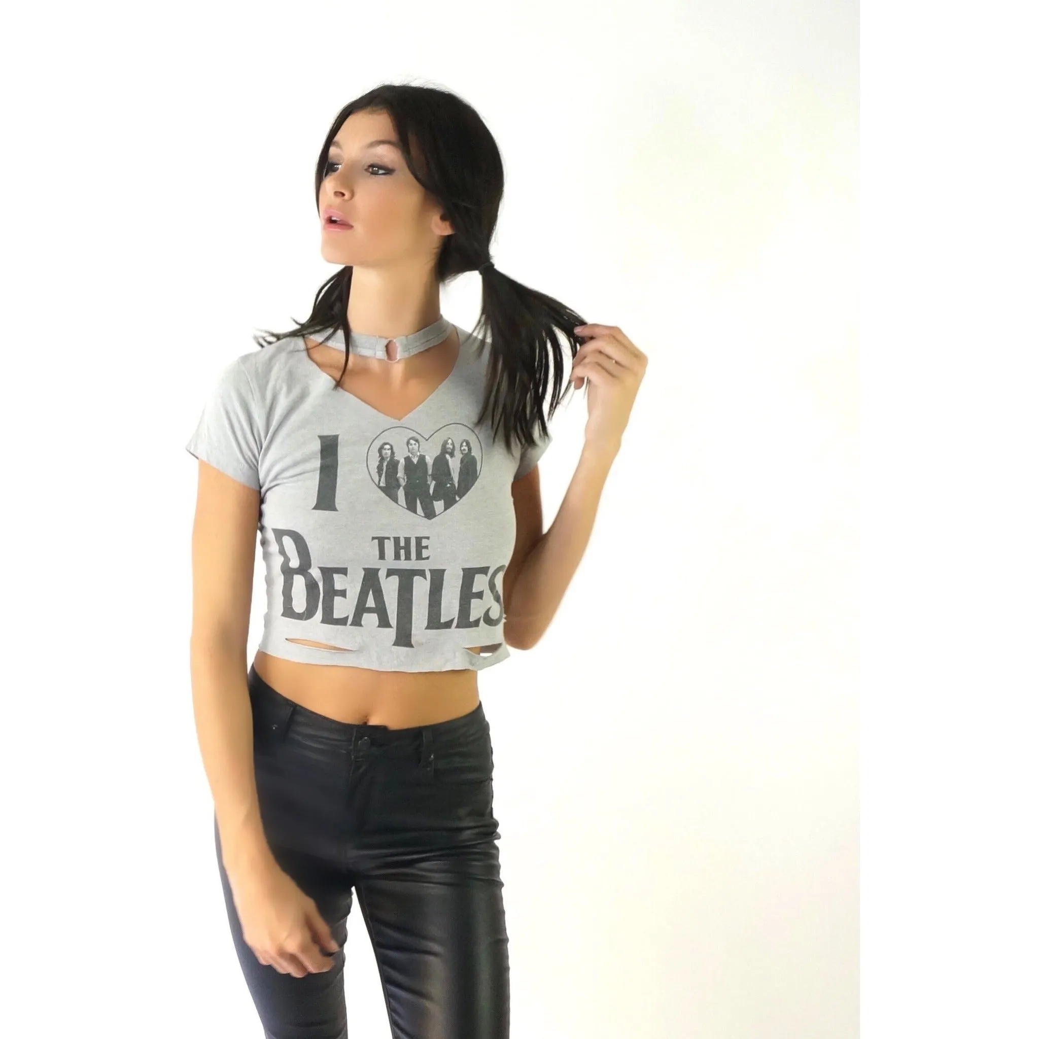 Walk This Way Beatles Hoop Tee