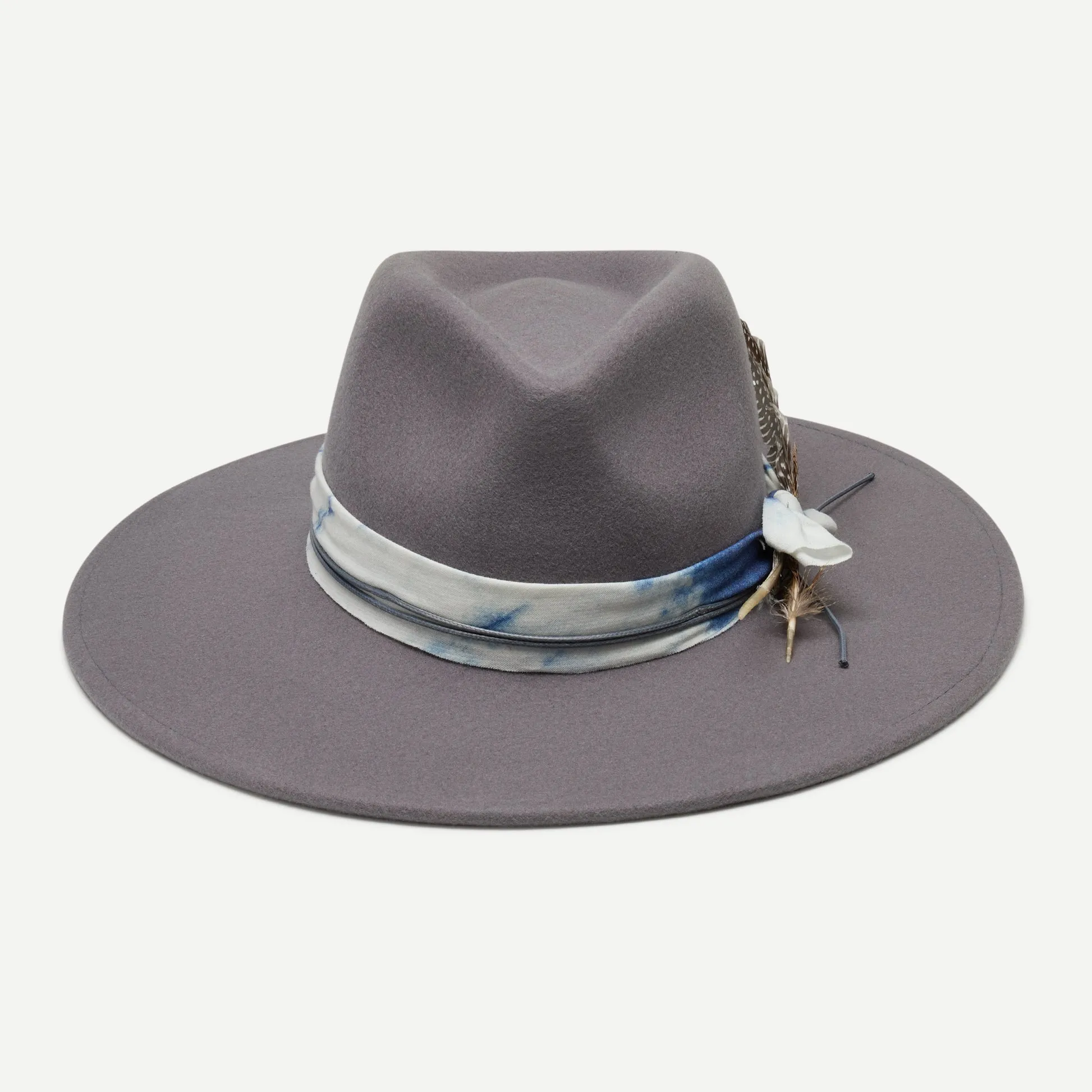 Woolen Whisper Fedora in Grey