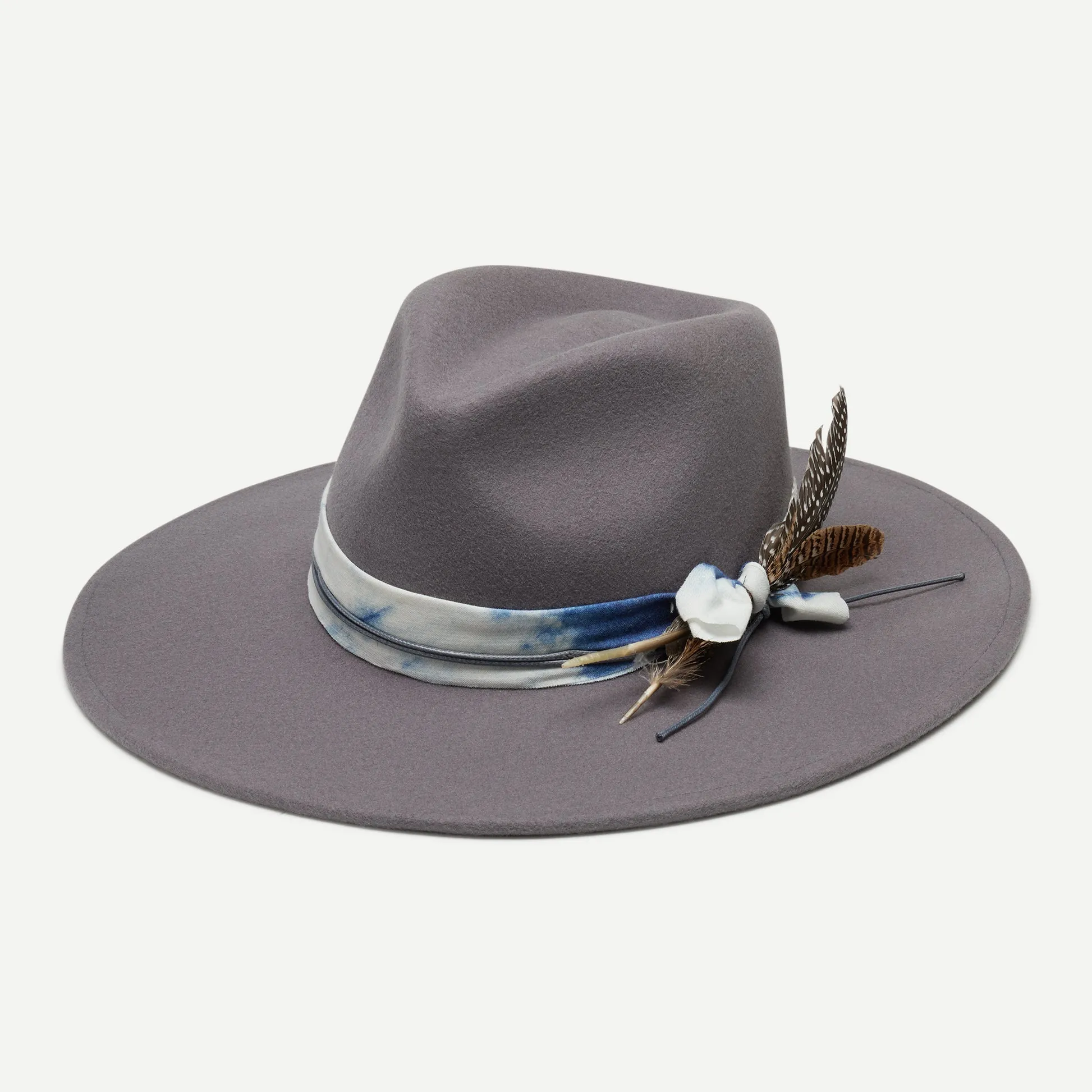 Woolen Whisper Fedora in Grey