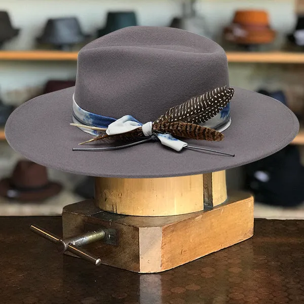 Woolen Whisper Fedora in Grey