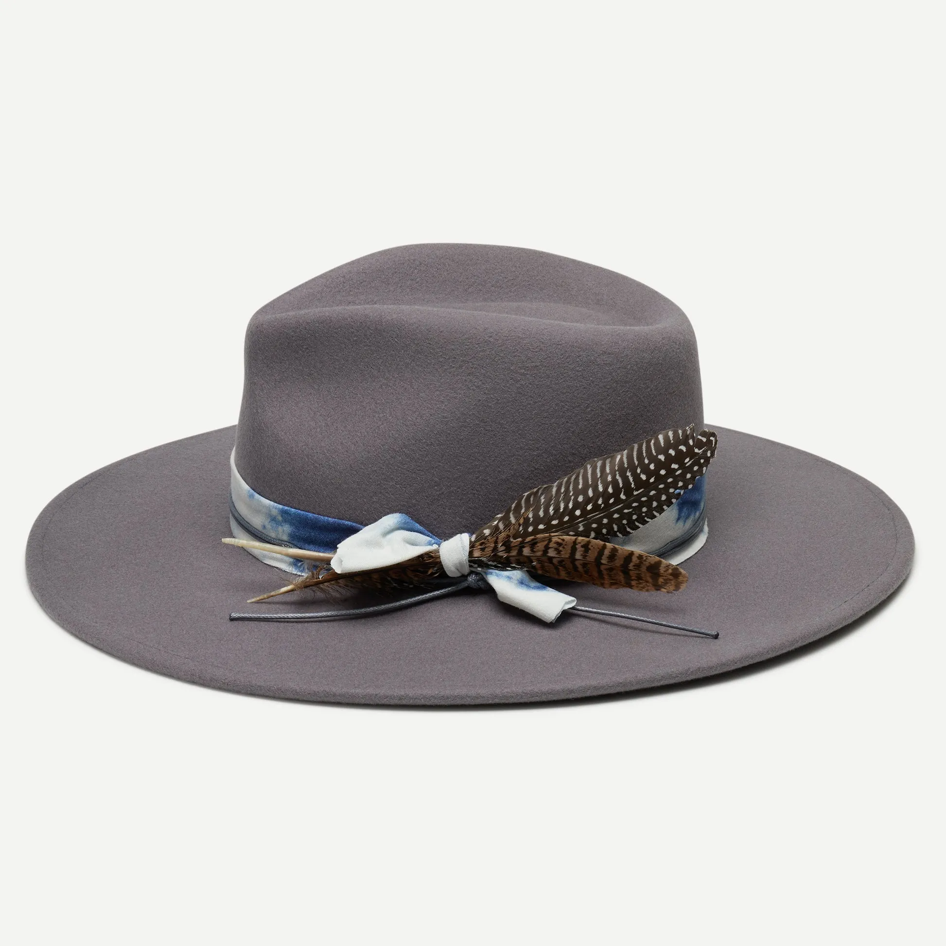 Woolen Whisper Fedora in Grey