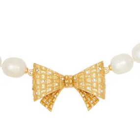 Wrapped with a Bow Pearl Necklace