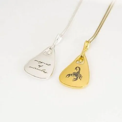 Yellow Gold Plated Sensory Organic Pendant (P5090)